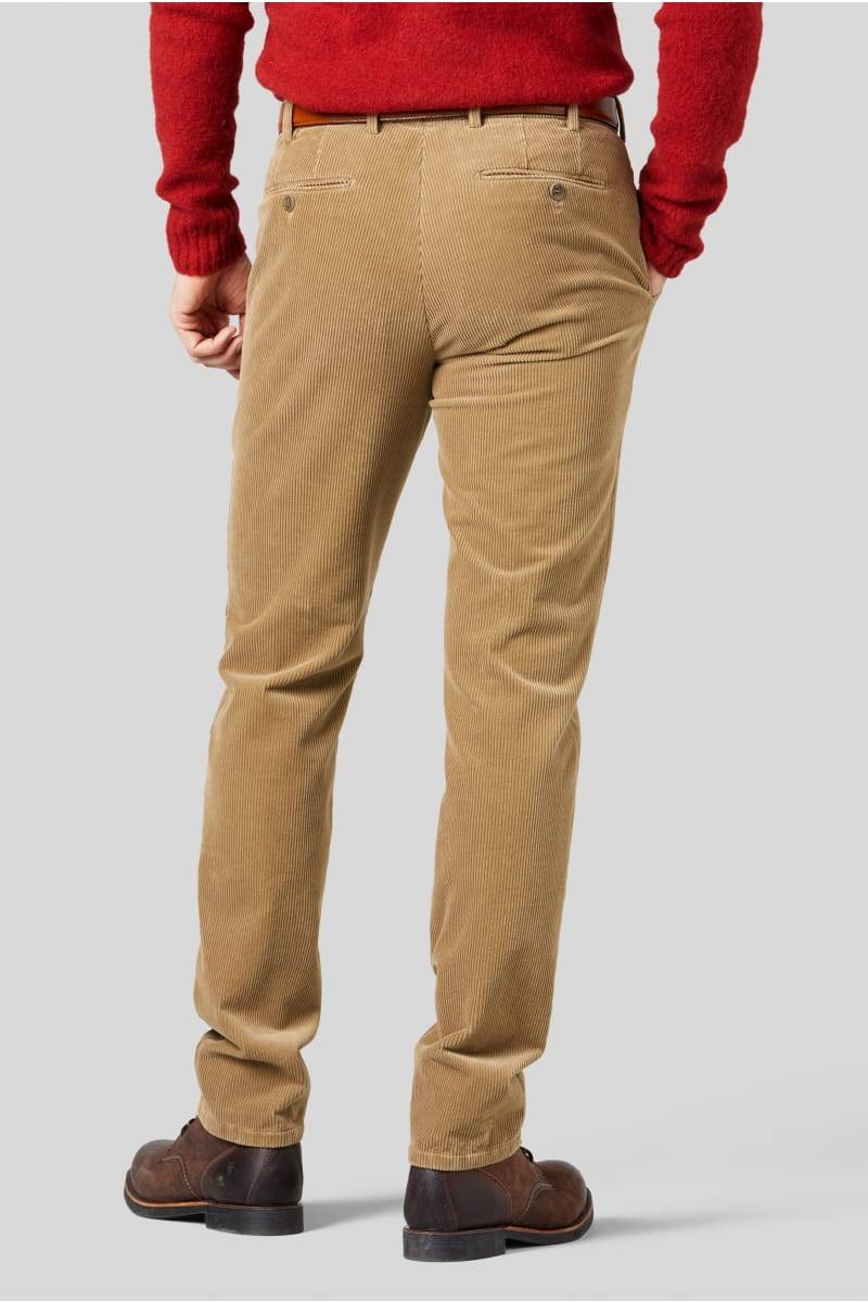 Meyer Pantalone cappuccino meyer in velluto a coste luxury modern fit Offerta migliore