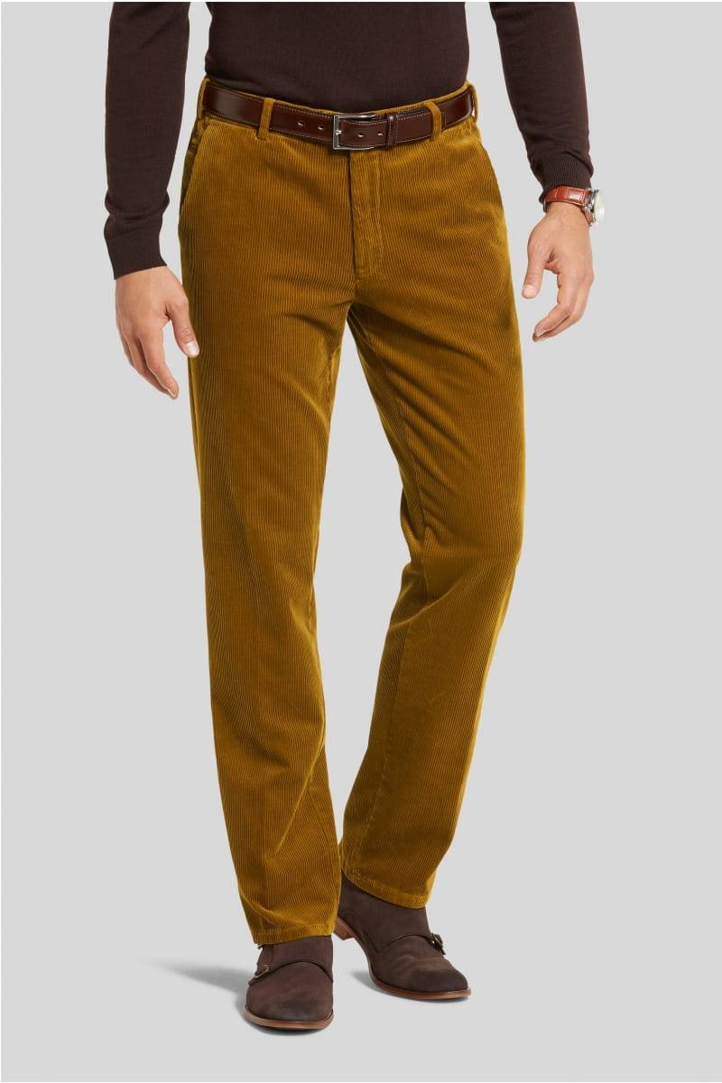 Meyer Pantalone cognac meyer in velluto a coste luxury modern fit Latest fashion