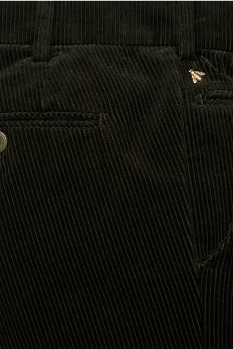 Meyer Pantalone verde scuro meyer in velluto a coste luxury modern fit Online Outlet