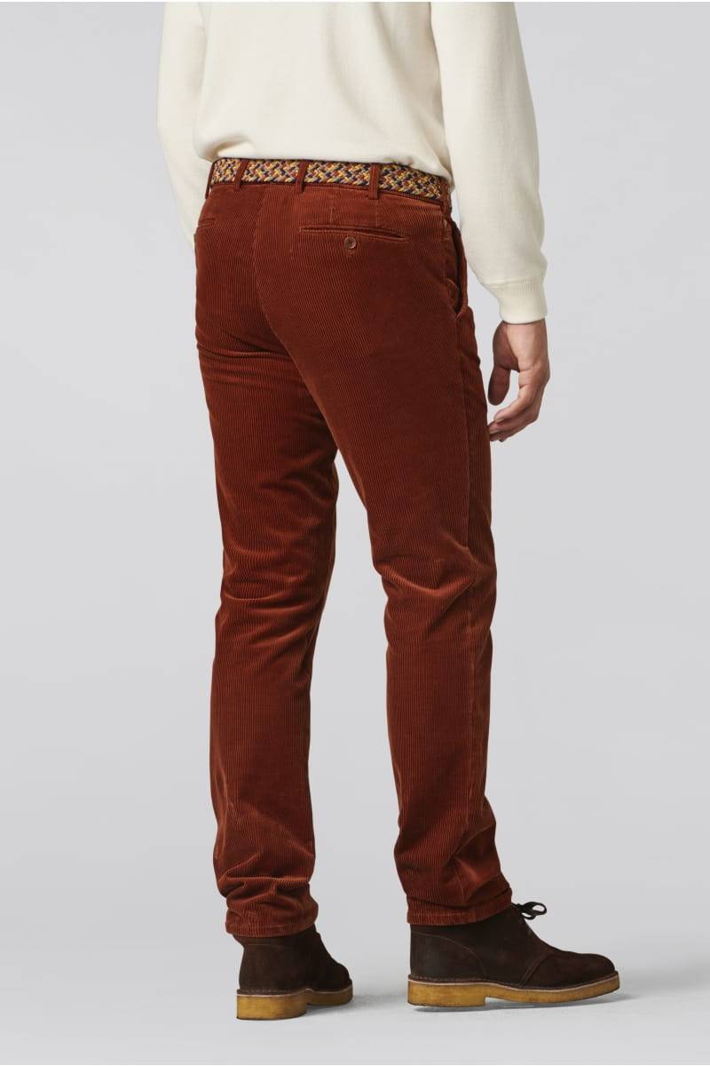 Meyer Pantalone ruggine meyer in velluto a coste luxury modern fit Offerta temporanea