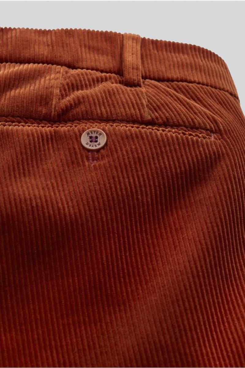 Meyer Pantalone ruggine meyer in velluto a coste luxury modern fit Offerta temporanea