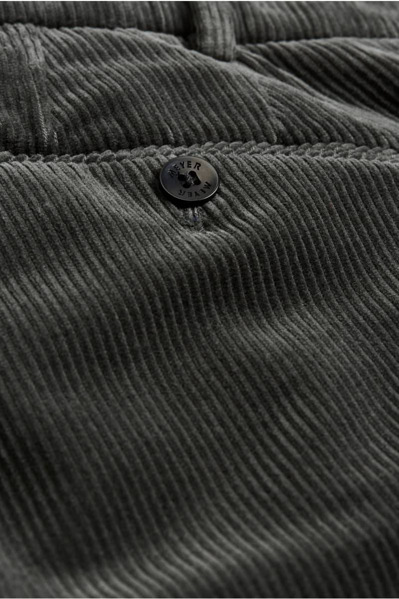 Meyer Pantalone grigio meyer in velluto a coste luxury modern fit Offerte esclusive