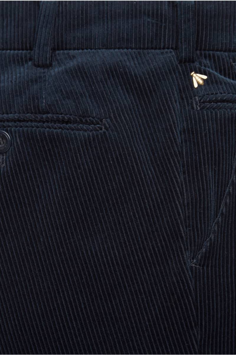 Meyer Pantalone blu meyer in velluto a coste luxury modern fit Lightning offer