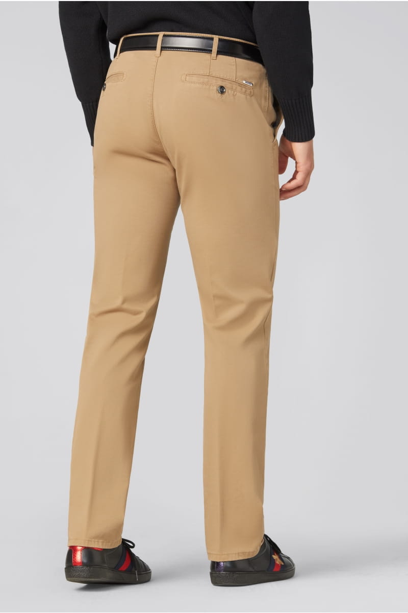 Meyer Pantalone cammello meyer in cotone stretch regular fit Nuovi prodotti