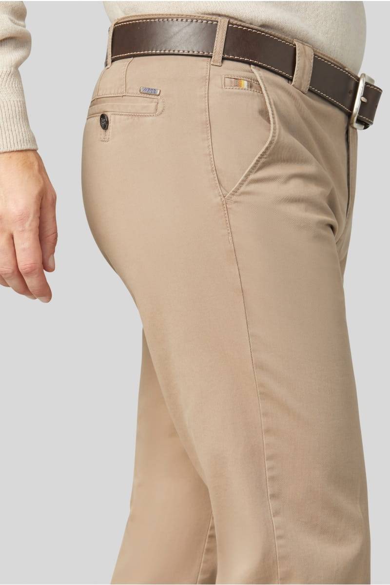 Meyer Pantalone beige meyer in cotone stretch regular fit Bestseller