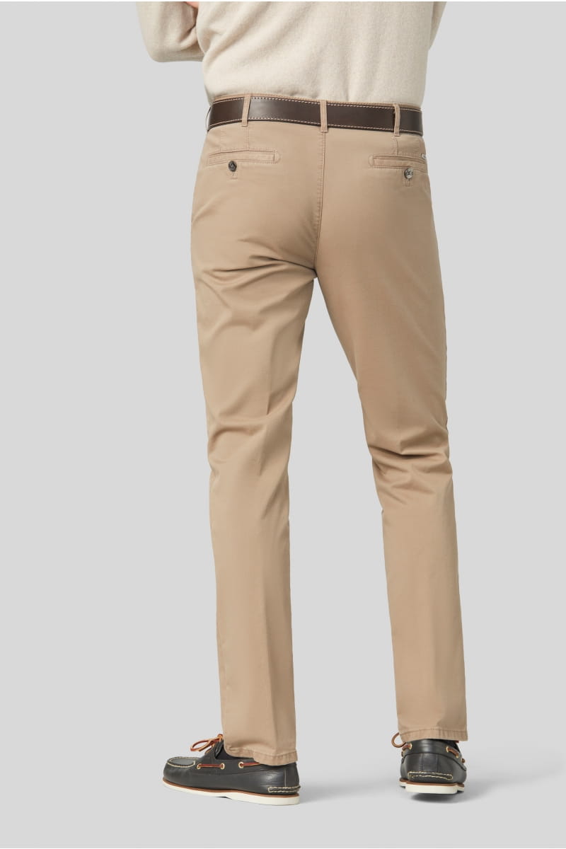 Meyer Pantalone beige meyer in cotone stretch regular fit Bestseller
