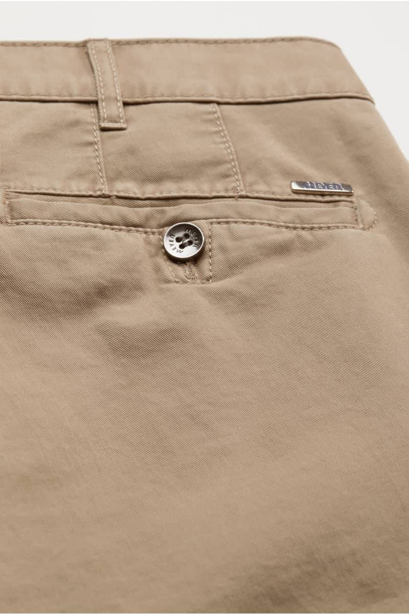 Meyer Pantalone beige meyer in cotone stretch regular fit Bestseller