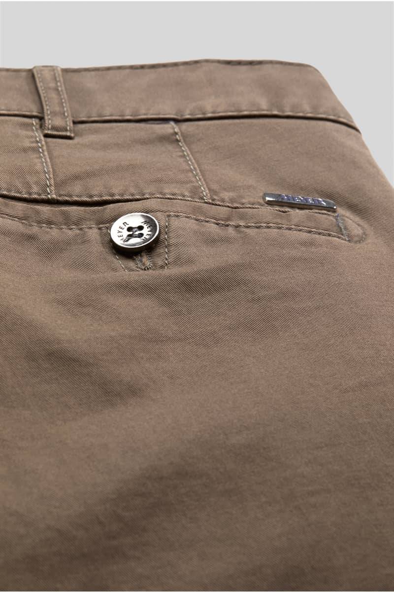 Meyer Pantalone tortora meyer in cotone stretch regular fit Offerte stagionali