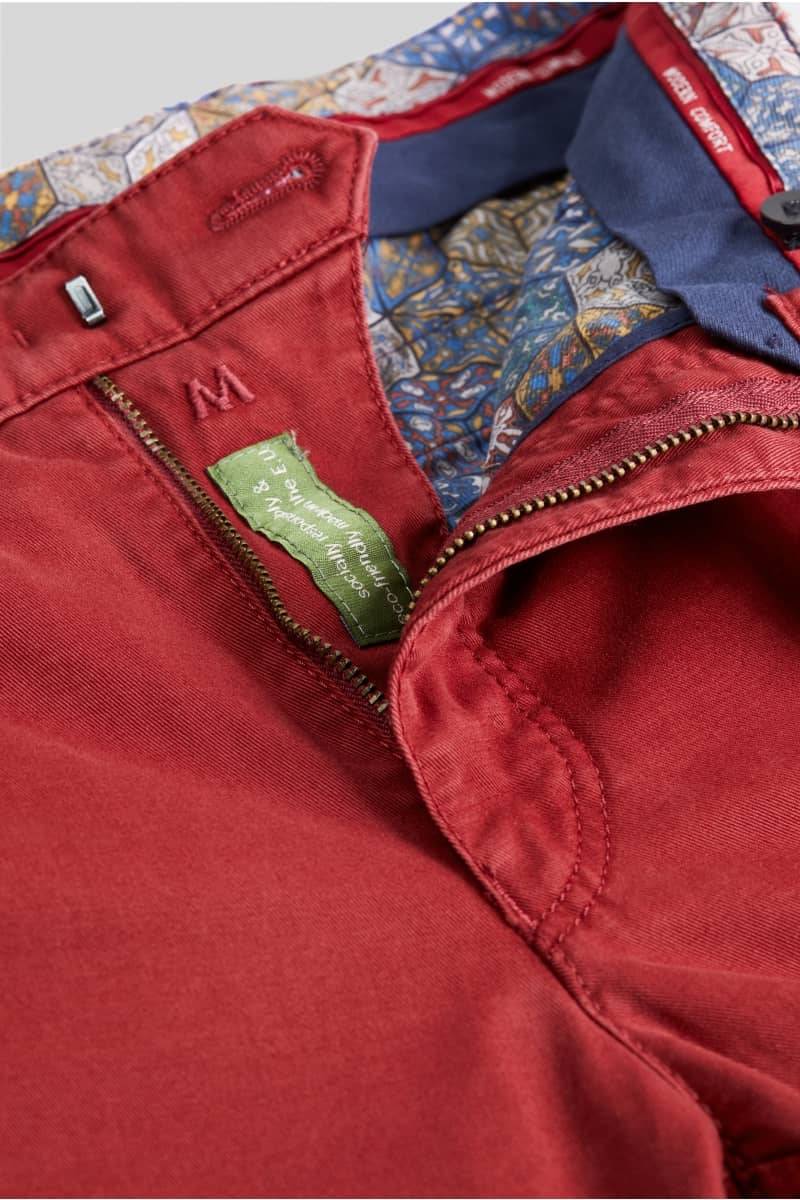 Meyer Pantalone rosso meyer in cotone stretch regular fit Comprane uno, ottenene uno gratis