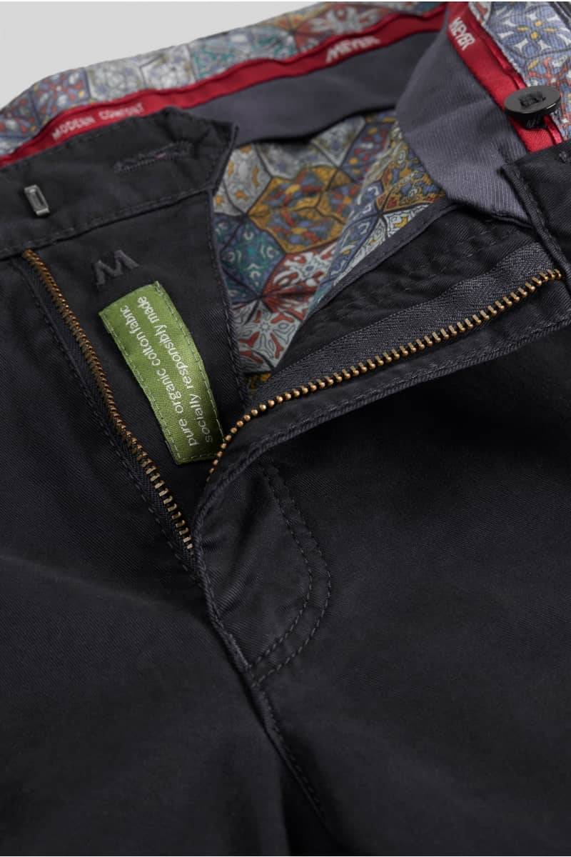 Meyer Pantalone blu meyer in cotone stretch regular fit Offerte giornaliere