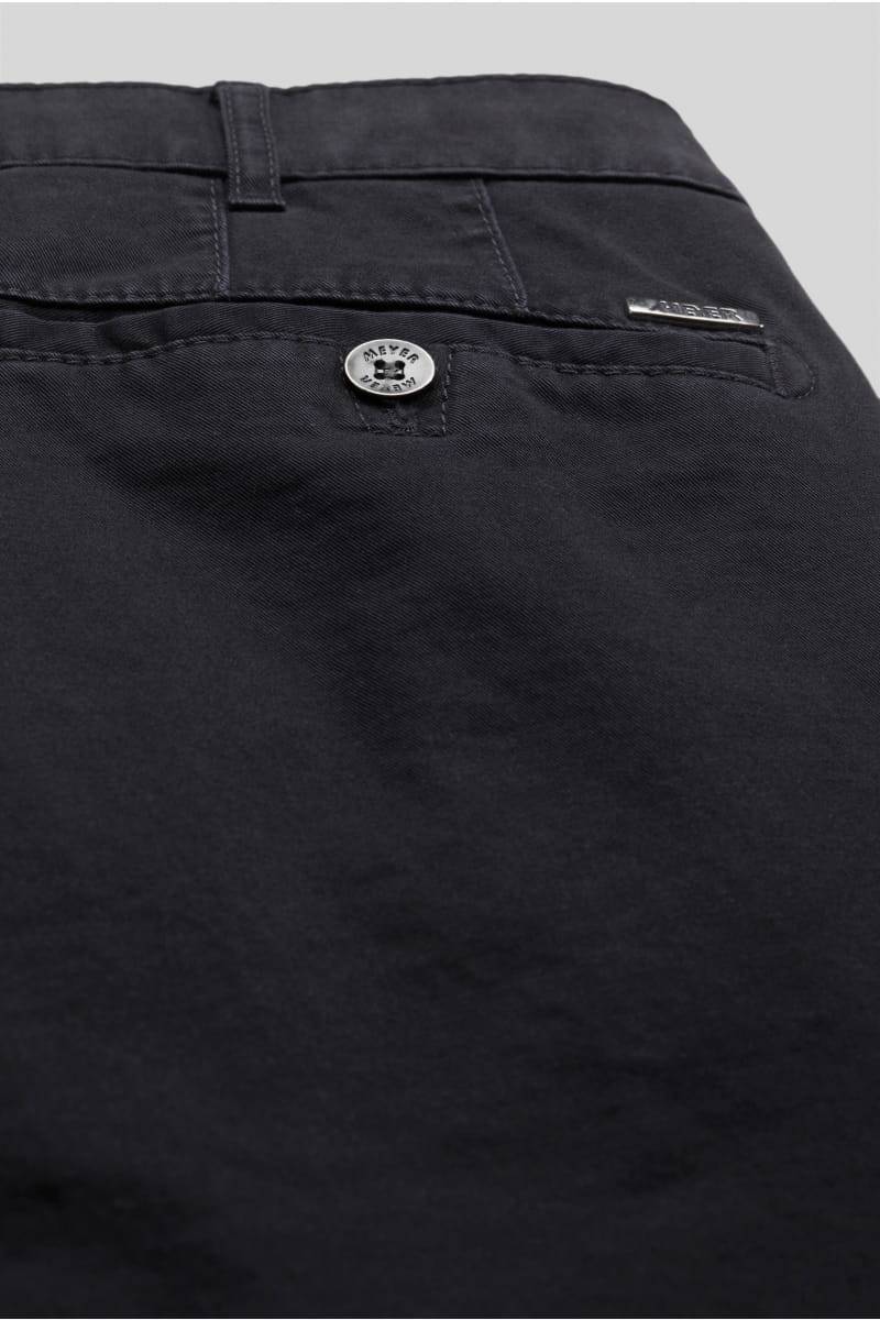 Meyer Pantalone blu meyer in cotone stretch regular fit Offerte giornaliere