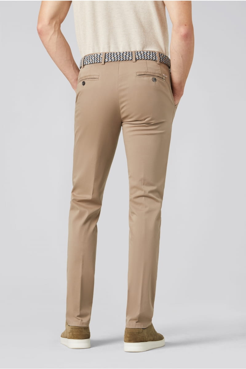 Meyer Pantalone cammello meyer in cotone fairtrade modern fit Enormi risparmi
