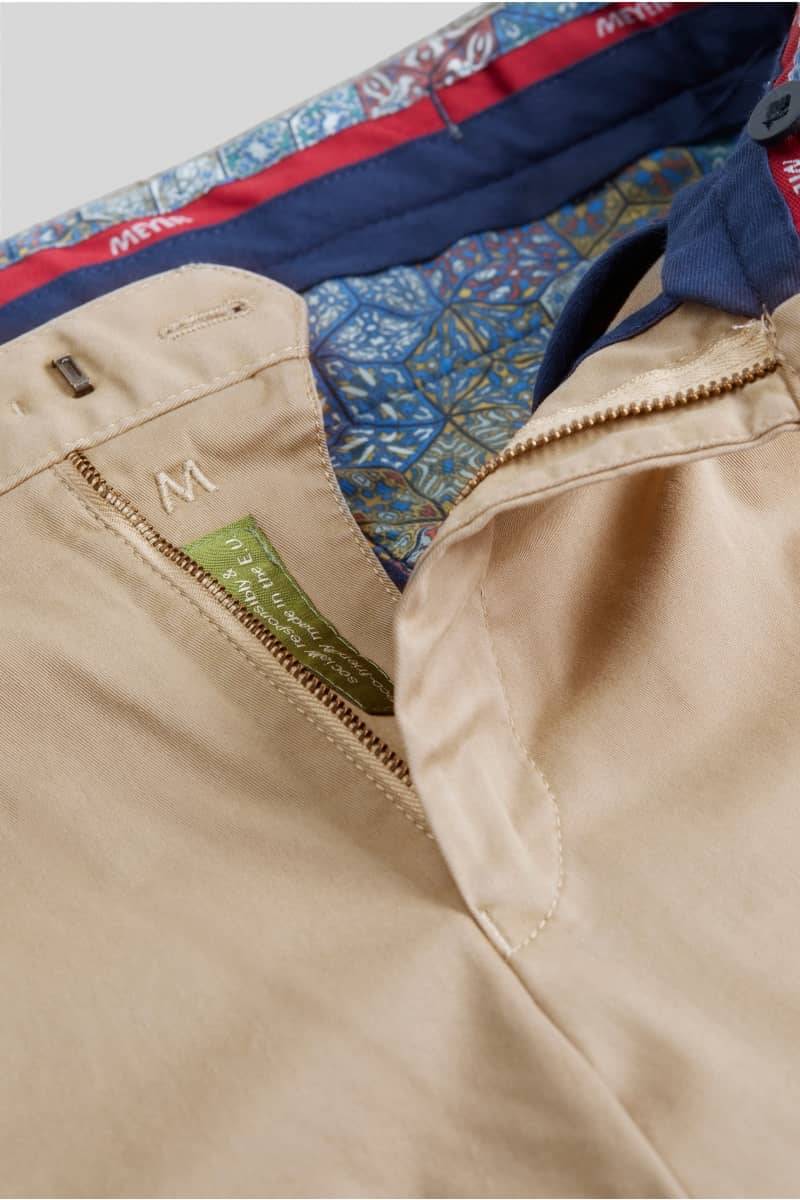 Meyer Pantalone cammello meyer in cotone fairtrade modern fit Enormi risparmi