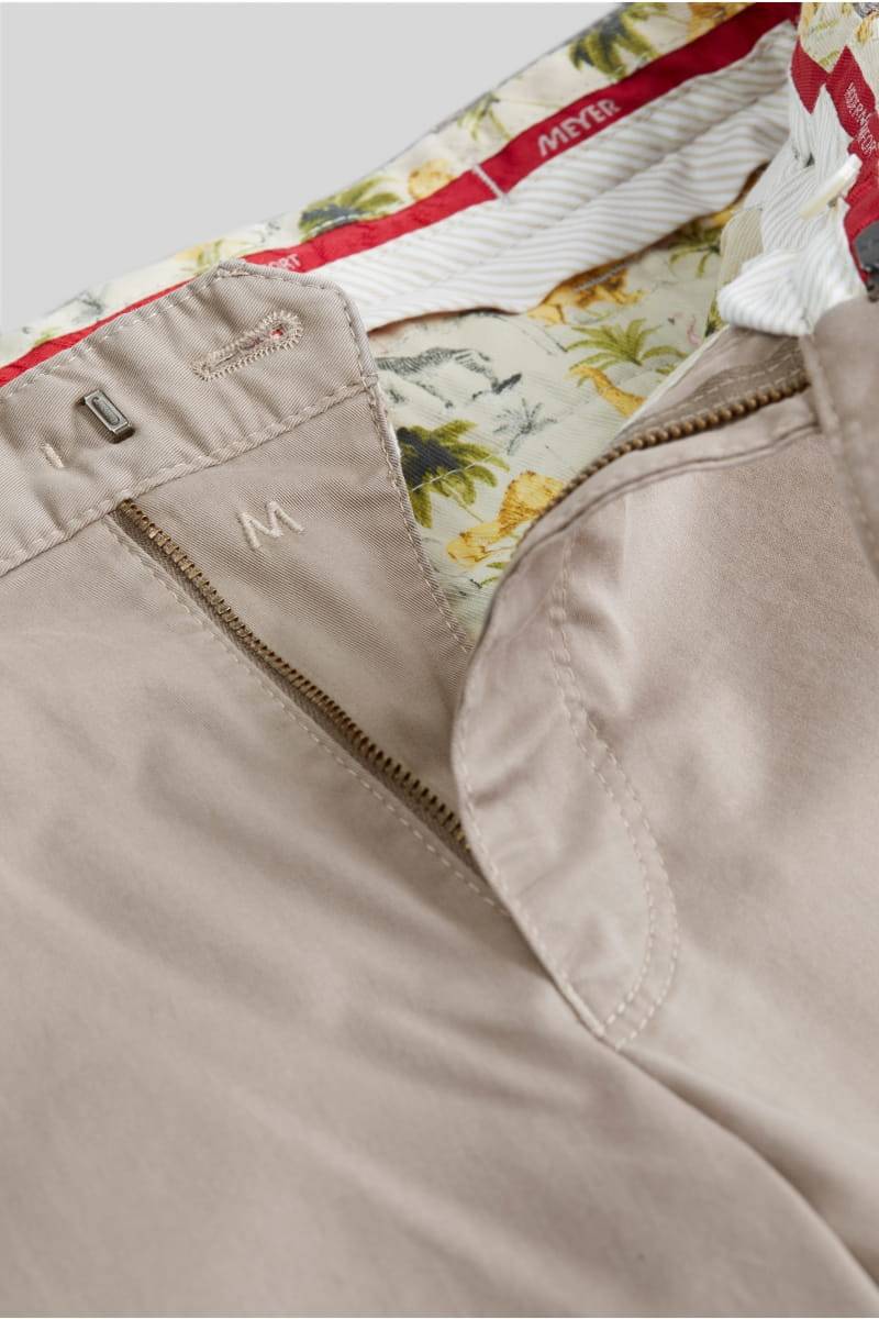 Meyer Pantalone tortora meyer in cotone fairtrade modern fit Sconti VIP
