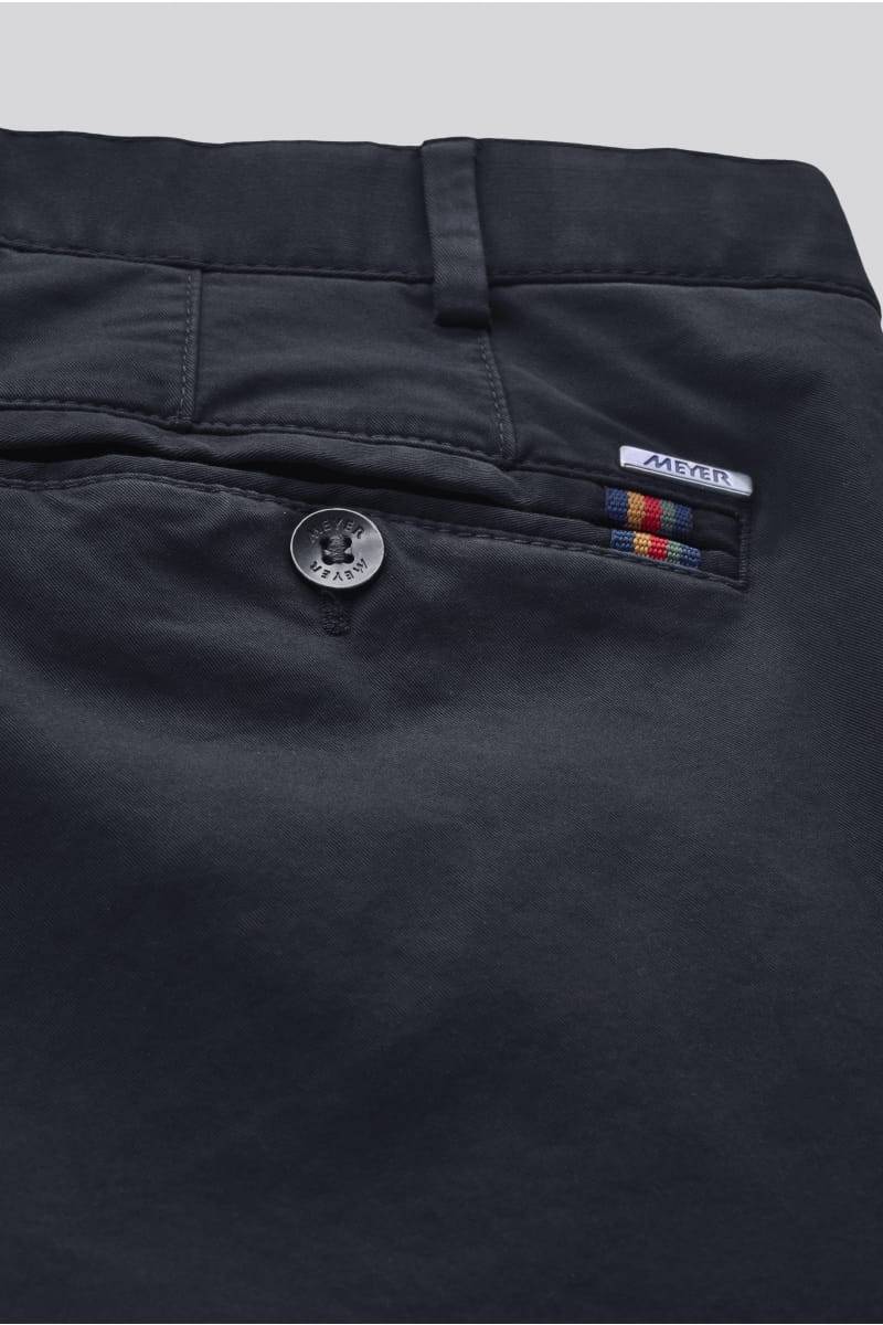 Meyer Pantalone blu meyer in cotone fairtrade modern fit Super Saving Price