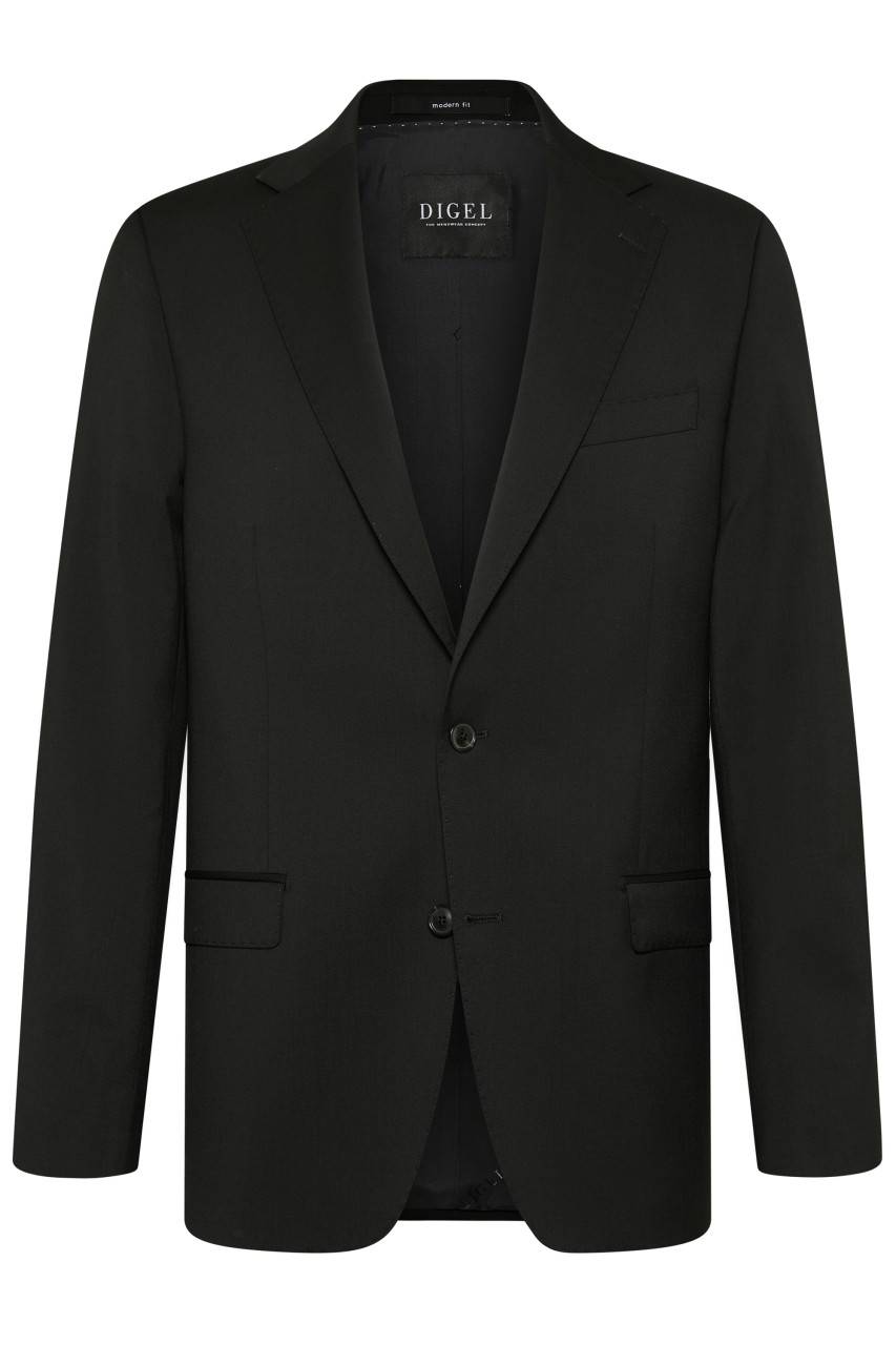 Digel Abito nero digel drop sei modern fit in lana cerruti super 110's Offerta speciale della fabbrica