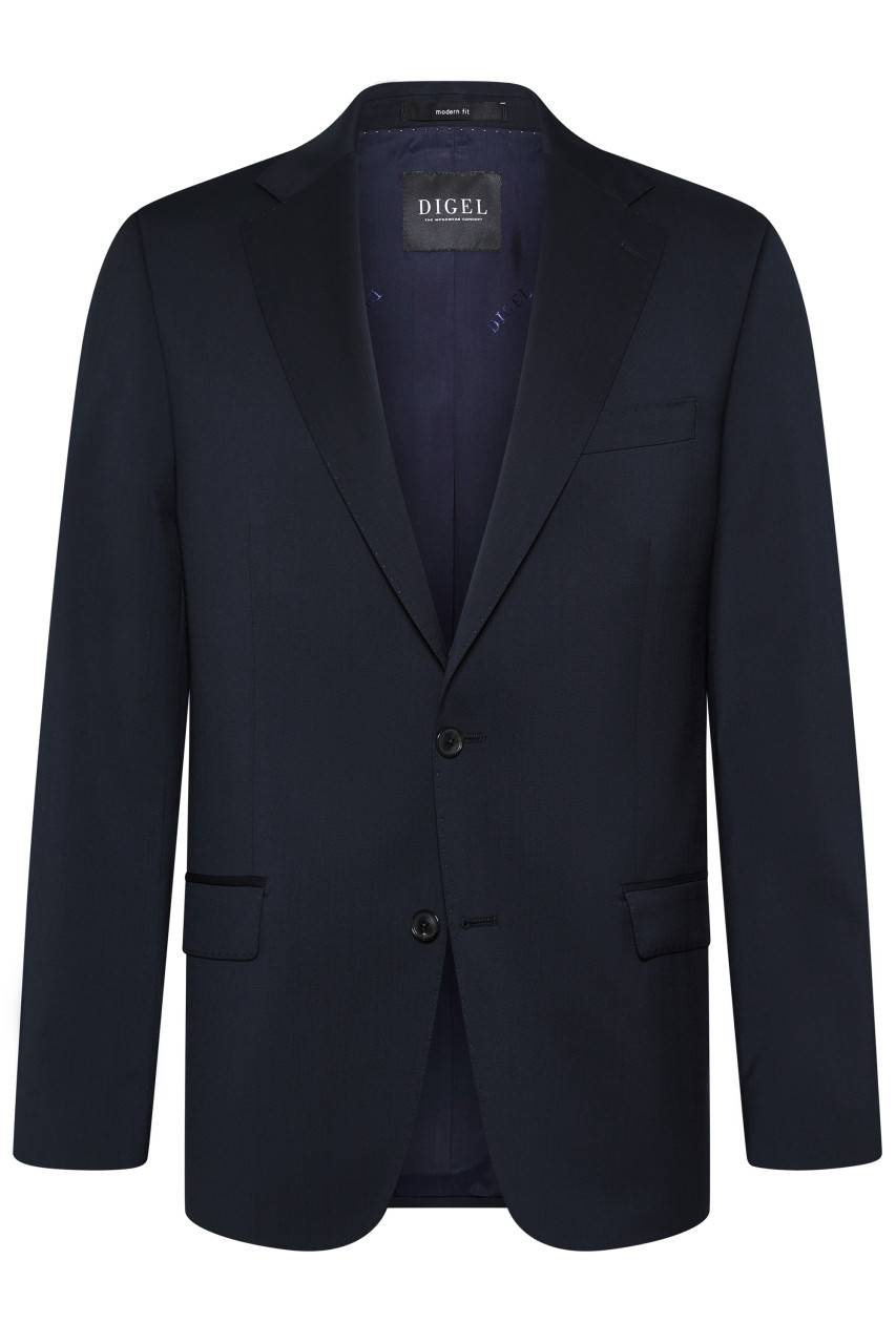 Digel Abito blu digel drop sei modern fit in lana cerruti super 110's Sostegno trimestrale
