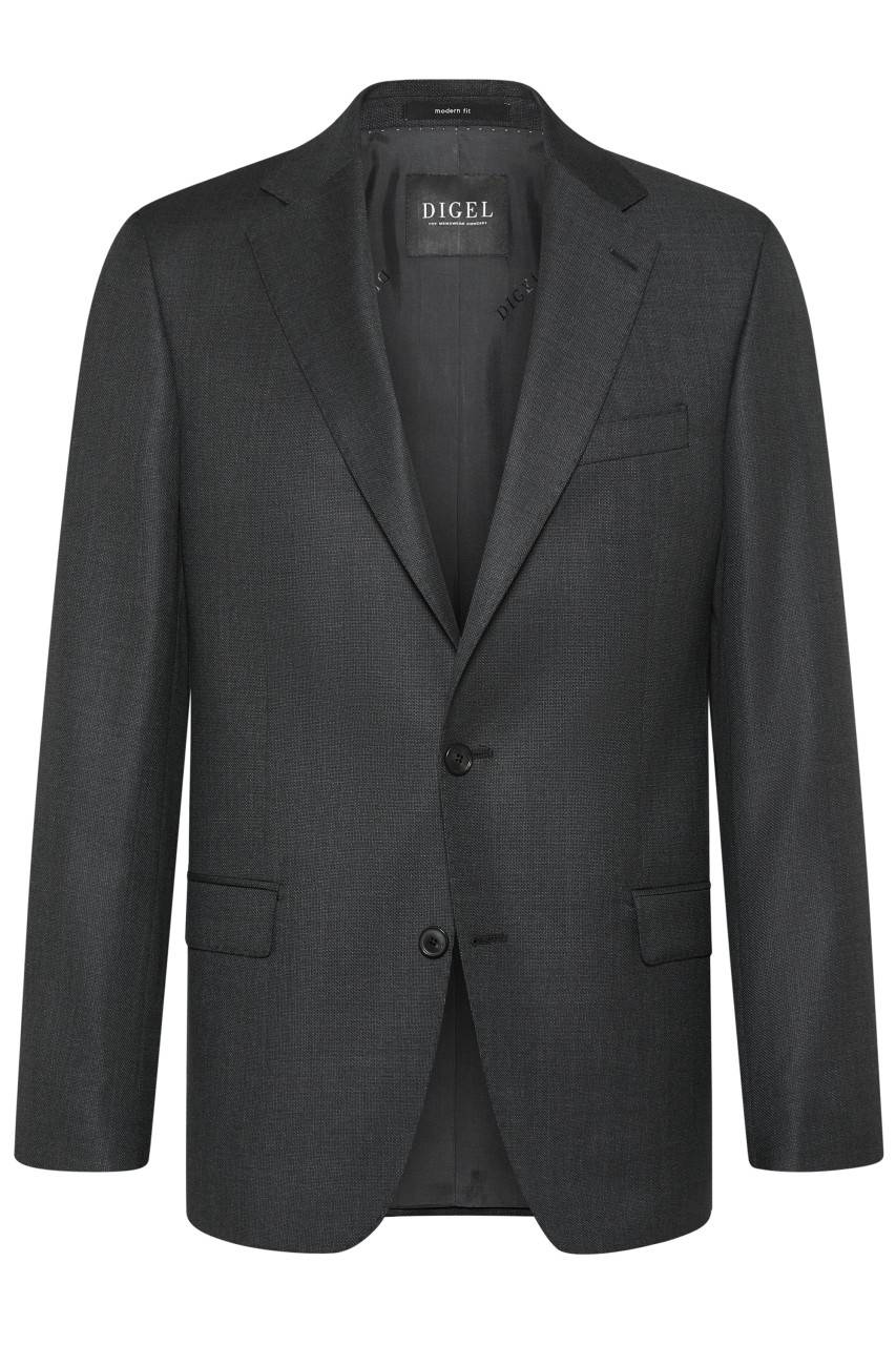 Digel Abito grigio scuro digel drop sei modern fit in lana vitale barberis canonico Super sconto