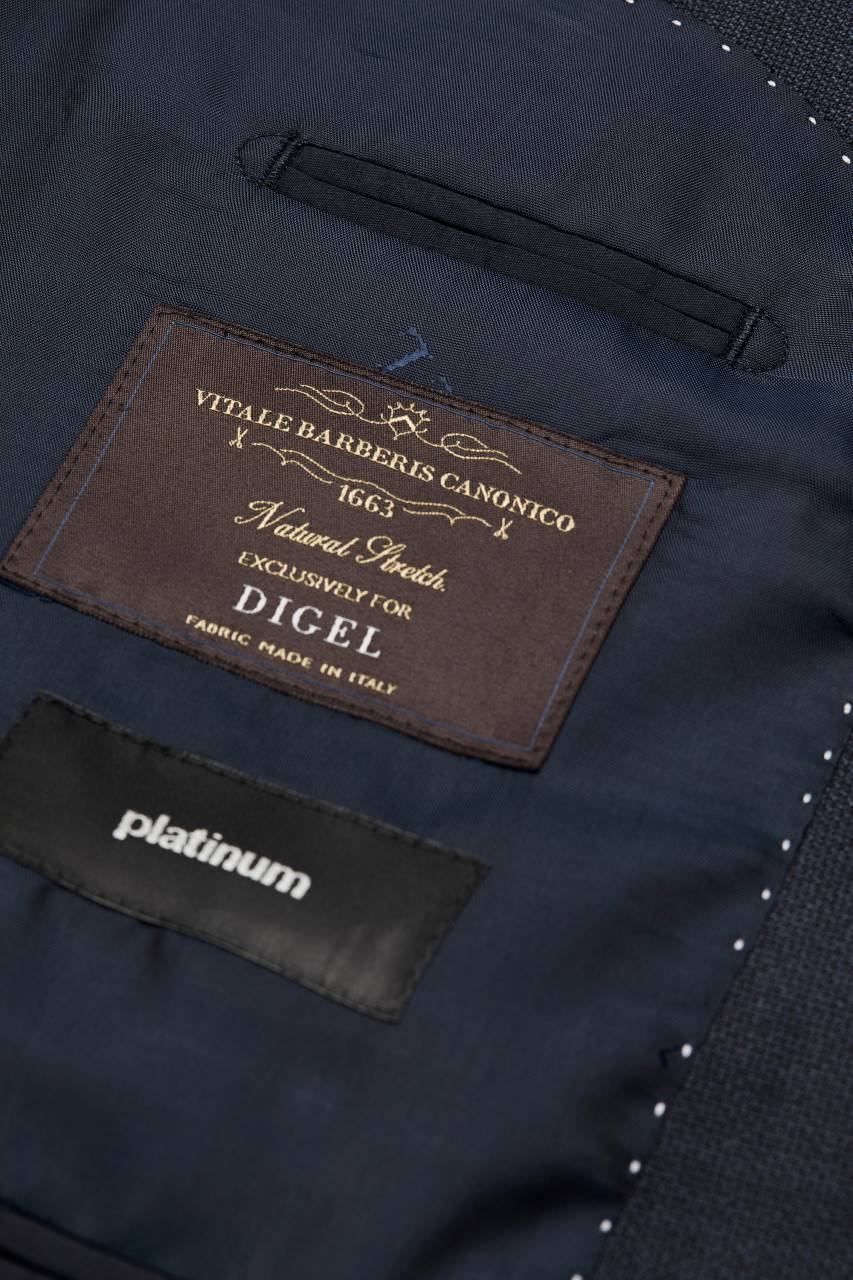 Digel Abito blu digel drop sei modern fit in lana vitale barberis canonico 50% di sconto con spedizione gratuita