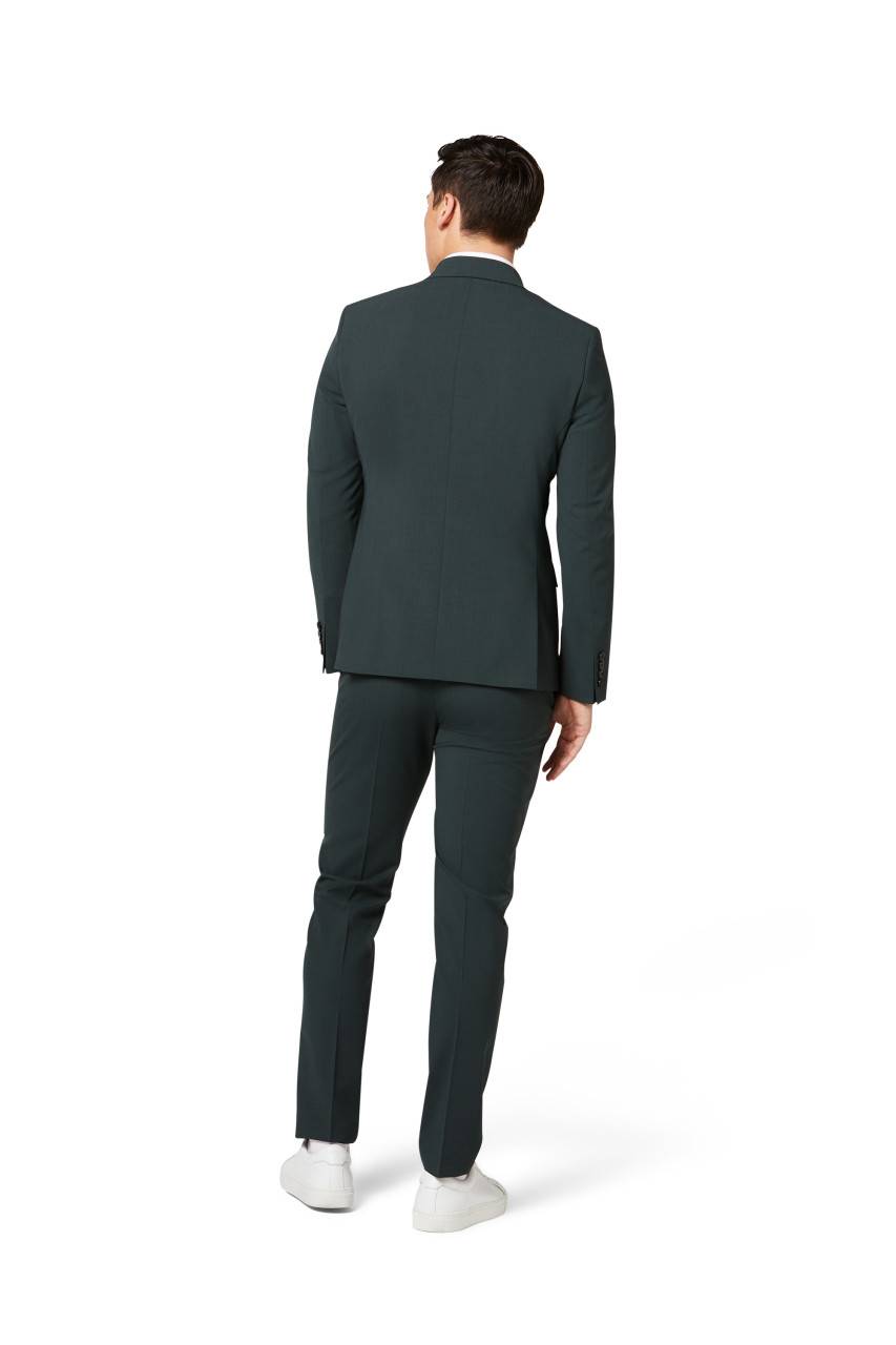 Digel Abito verde digel slim fit doppiopetto misto lana bi-stretch Officina