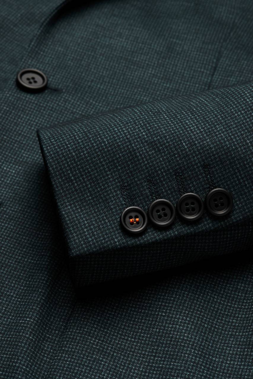Digel Abito digel in jersey extra slim fit verde a quadretti Duty-free