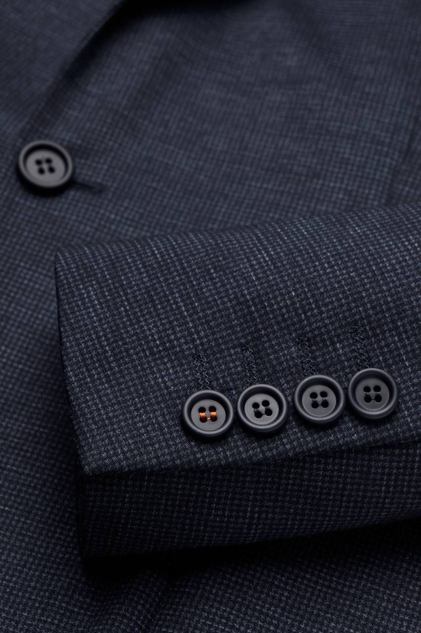 Digel Abito digel in jersey extra slim fit blu a quadretti 50% di sconto per tempo limitato