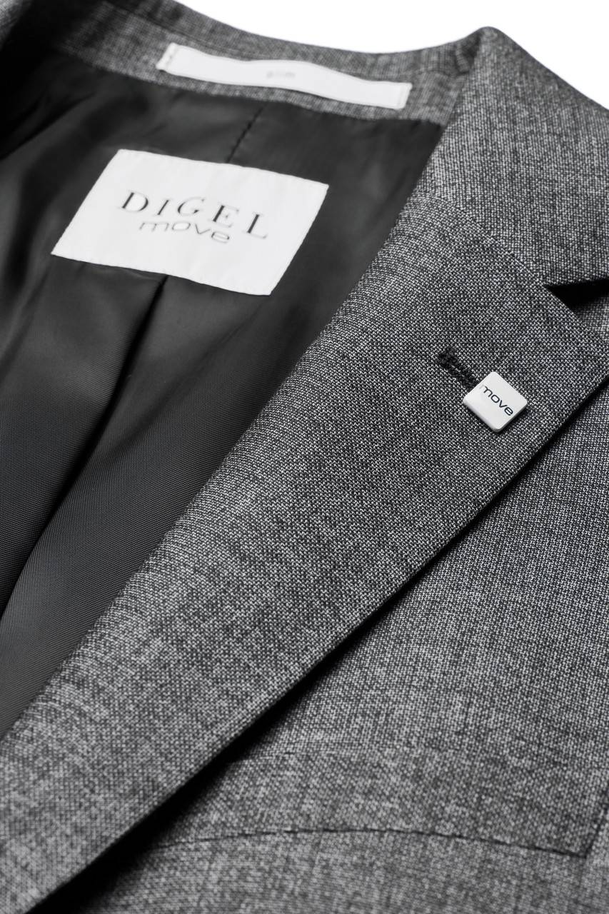 Digel Abito digel grigio scuro slim fit hyperstretch 2025