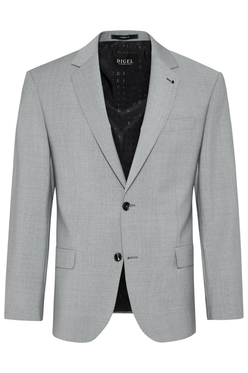 Digel Abito drop quattro digel grigio chiaro in lana stretch easywool Italia