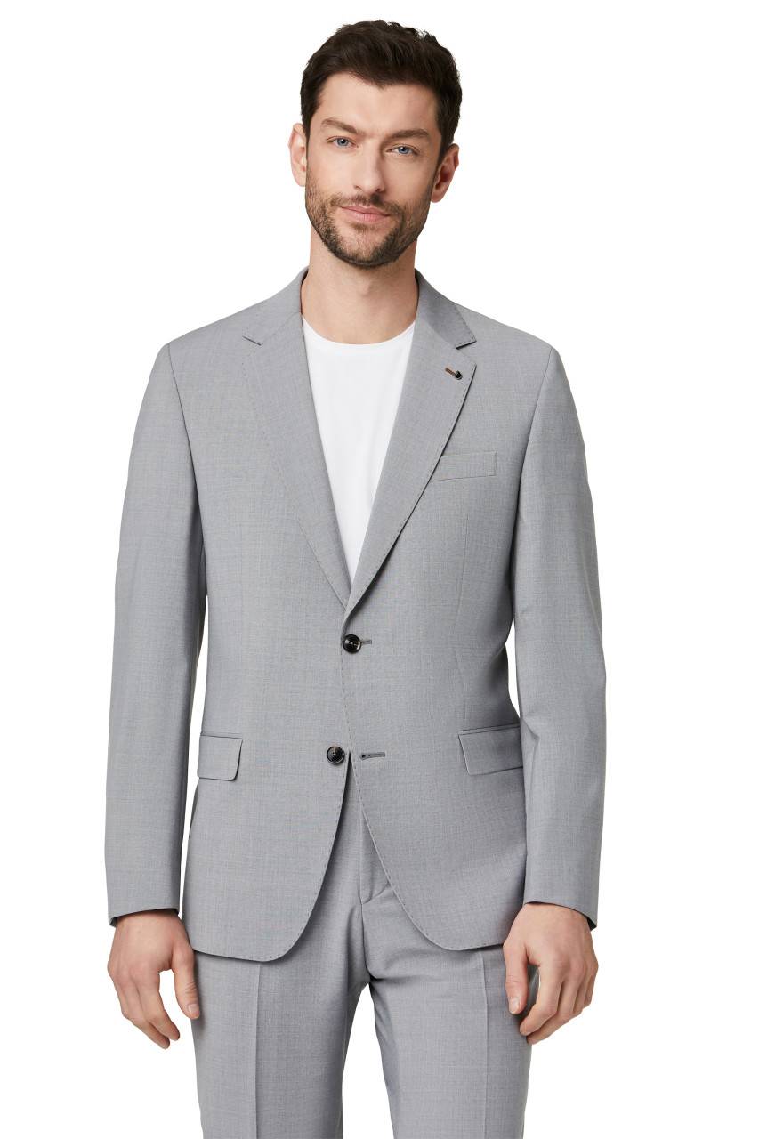 Digel Abito drop quattro digel grigio chiaro in lana stretch easywool Italia