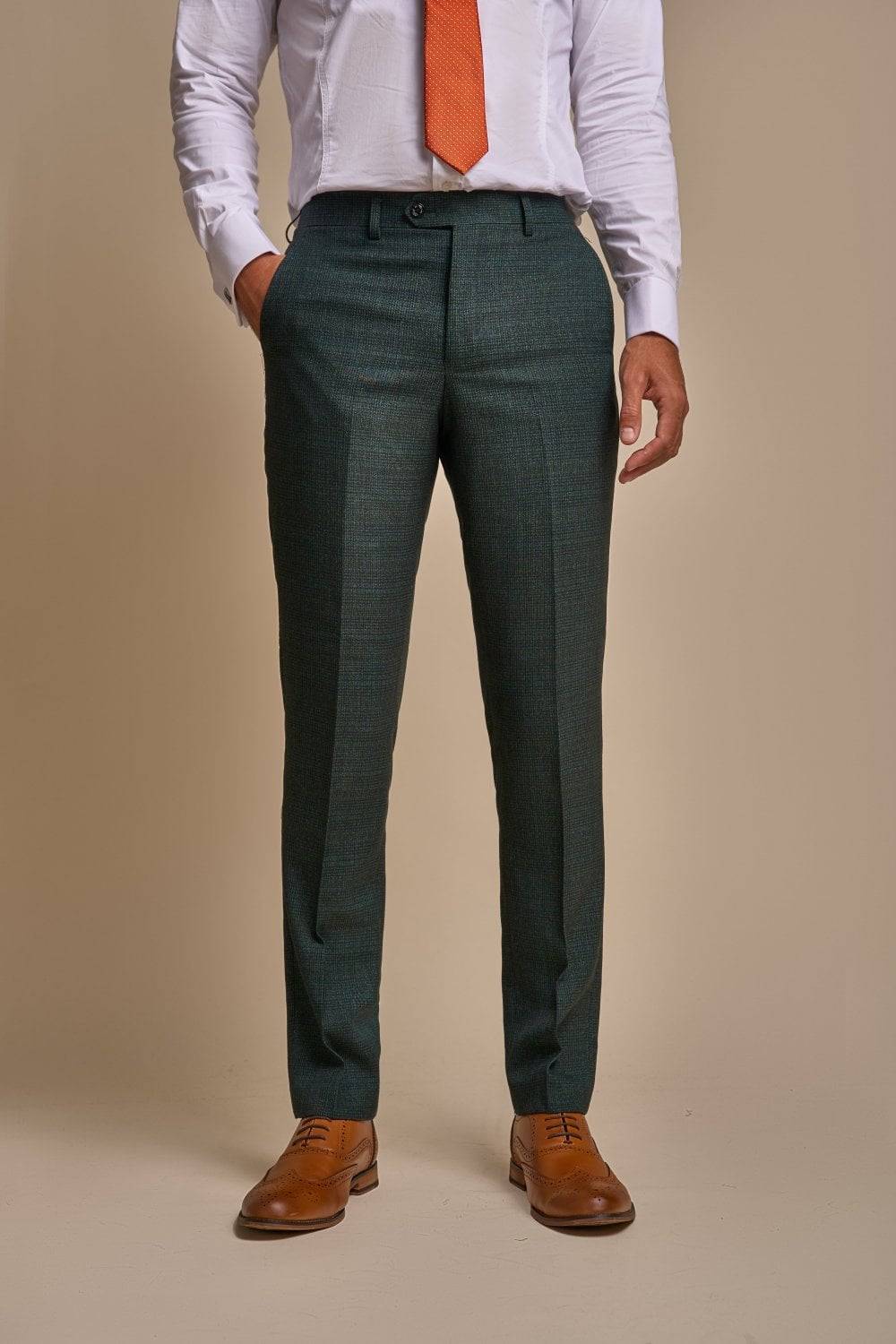House of Cavani Abito cavani doppiopetto verde a quadri slim fit Promozione