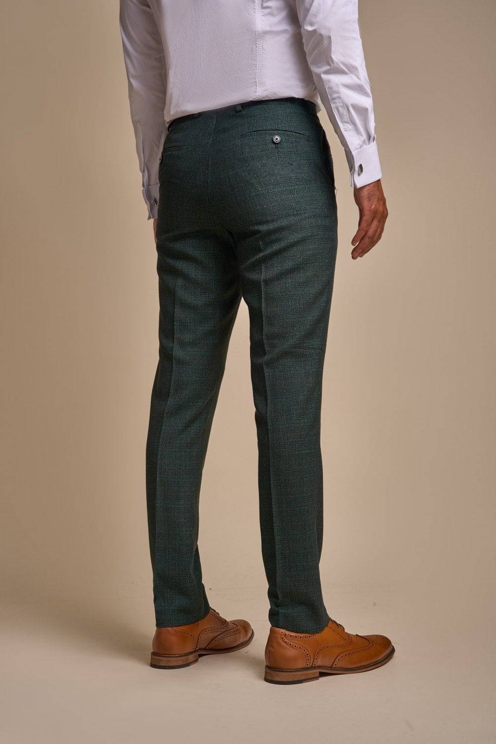 House of Cavani Abito cavani doppiopetto verde a quadri slim fit Promozione