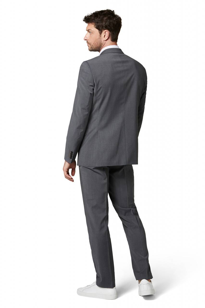 Digel Abito grigio medio digel in lana stretch easywool modern fit Negozi Online