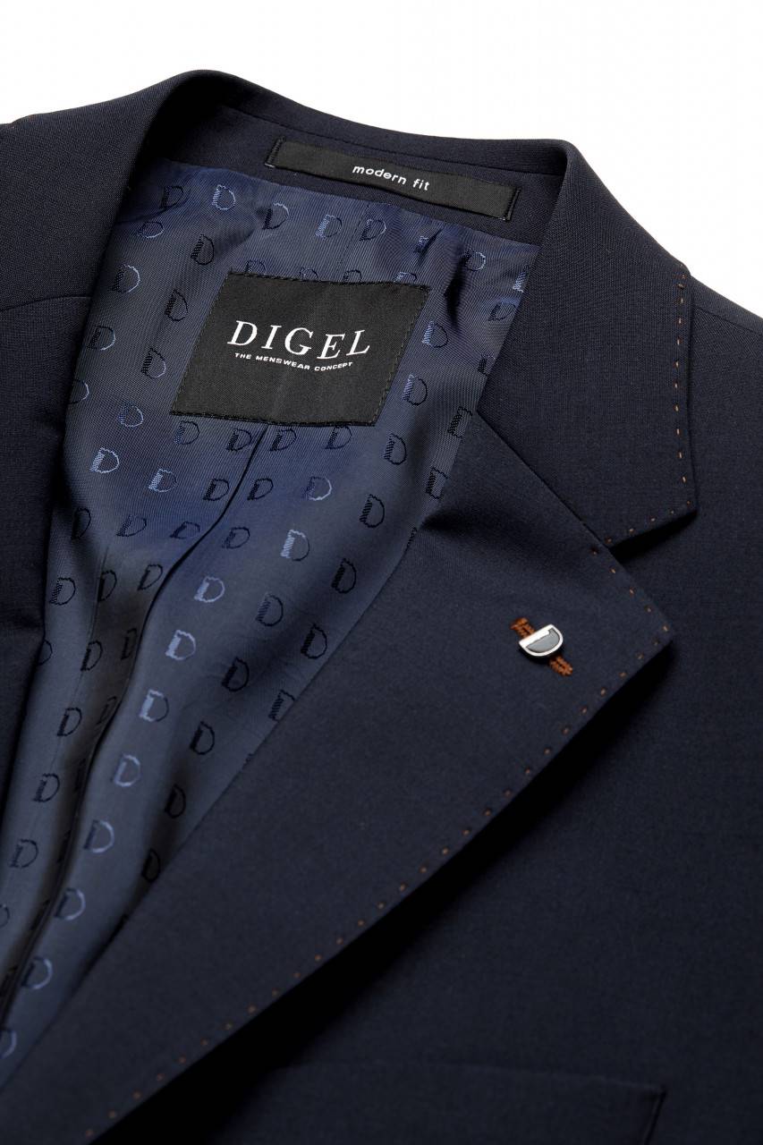 Digel Abito blu digel in lana stretch easywool modern fit Consegna Veloce
