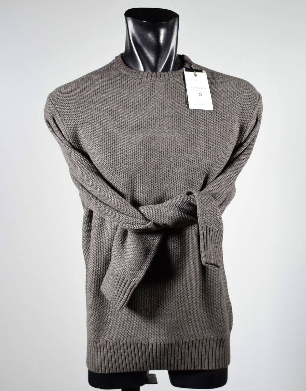 Cavalieri Milano Maglione paricollo noce cavalieri milano modern fit Offerta