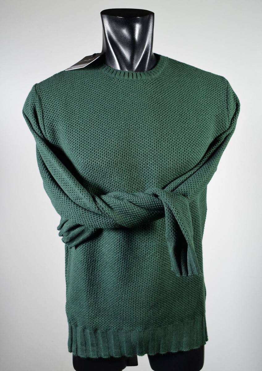 Manuel Garcia Maglione girocollo manuel garcia ecru misto lana Outlet