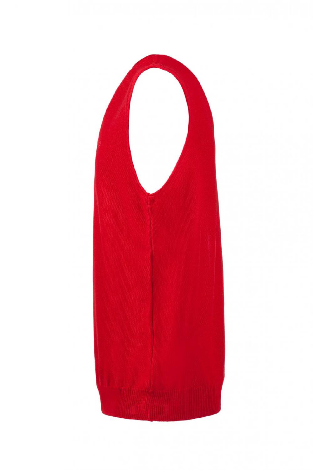 Green Coast Gilet rosso con scollo a v green coast modern fit Spedizione gratuita