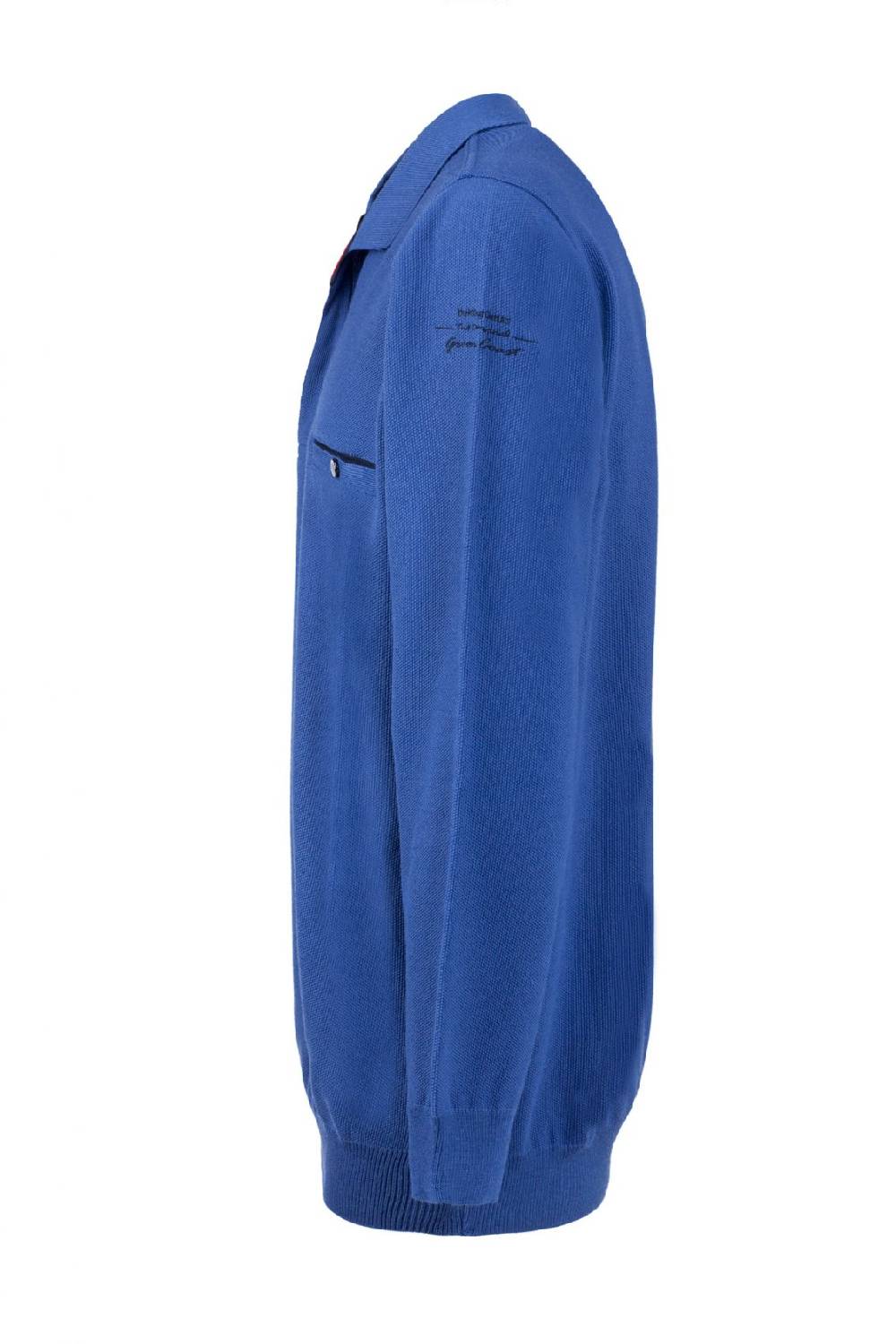 Green Coast Polo azzurra green coast modern fit filato nautico idrorepellente Grande vendita