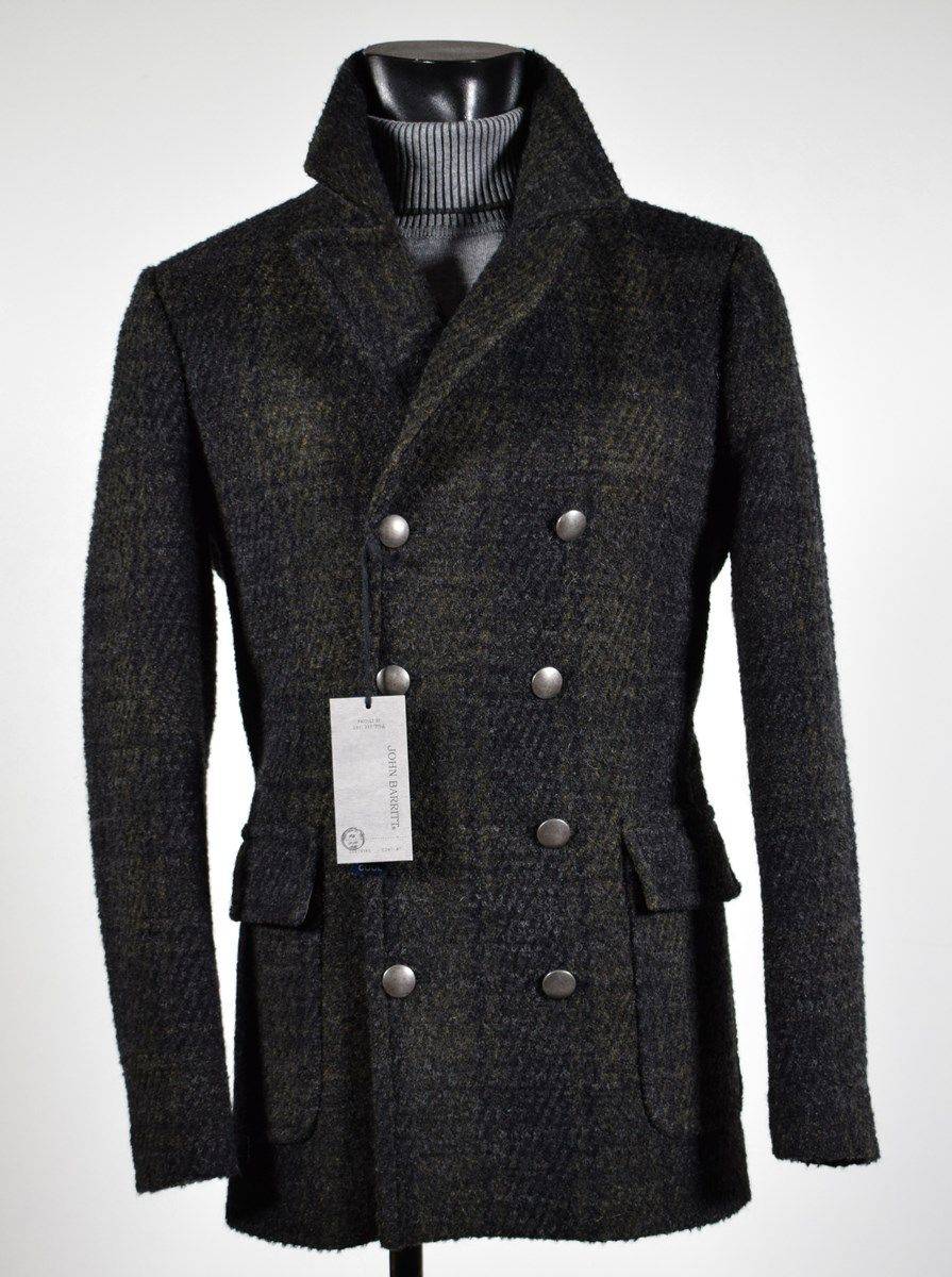 John Barritt Blouson in lana a quadri john barritt slim fit doppio petto Shopping online