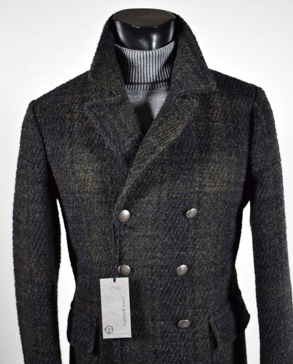 John Barritt Blouson in lana a quadri john barritt slim fit doppio petto Shopping online