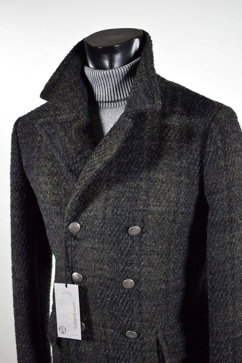 John Barritt Blouson in lana a quadri john barritt slim fit doppio petto Shopping online