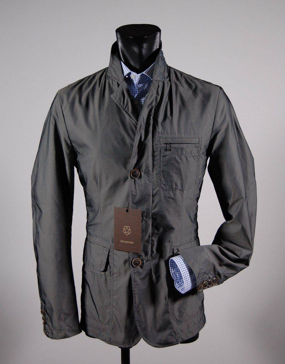 Milestone Giacca field jacket con toppe grigio milestone Offerta Giorno del Papà