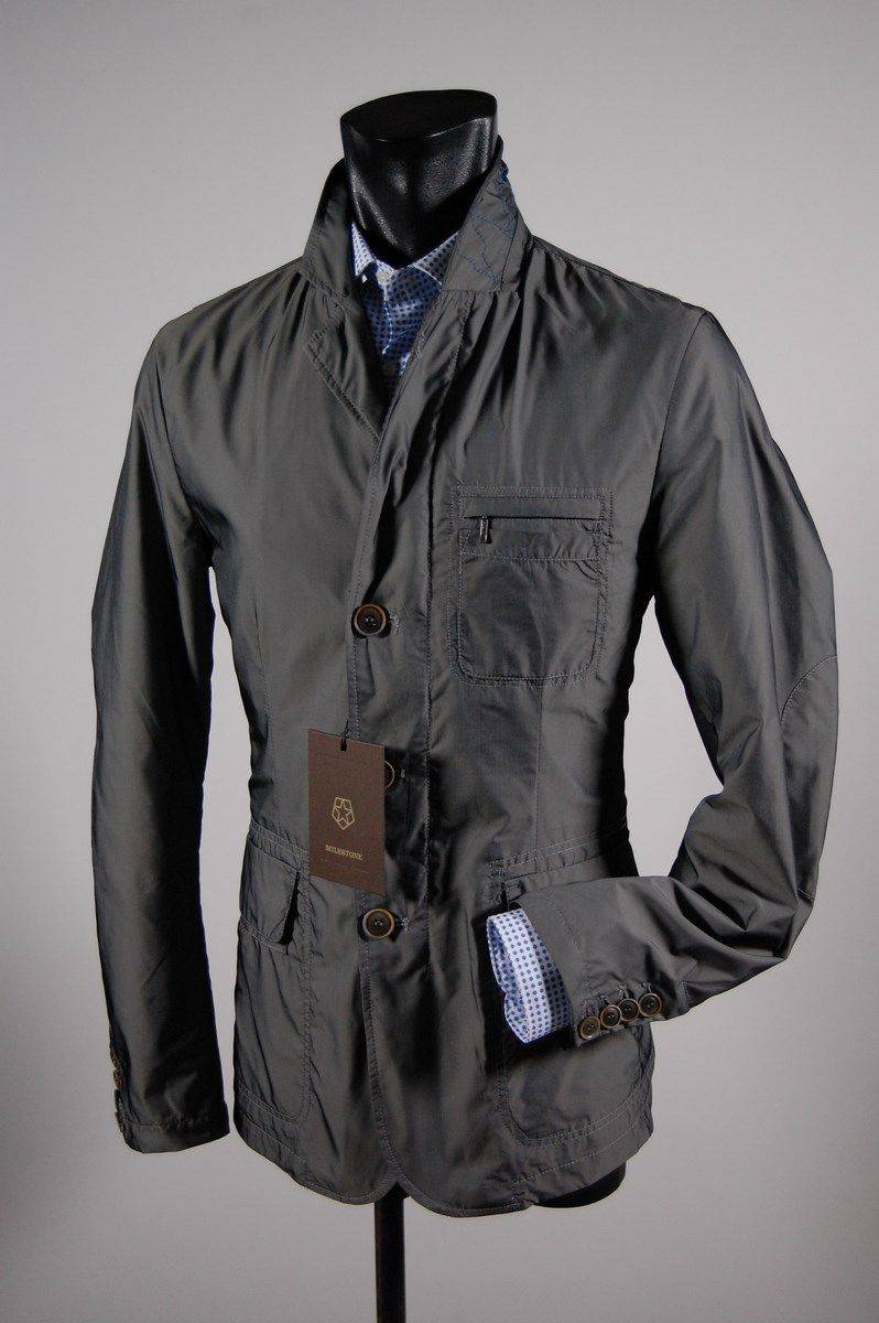 Milestone Giacca field jacket con toppe grigio milestone Offerta Giorno del Papà