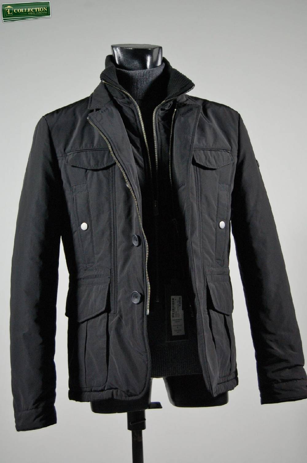 Projects & People Field jacket con pettorina antivento staccabile P&P Vendita calda