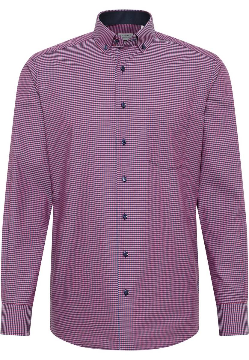 Eterna Camicia eterna a quadretti rosso modern fit Nuovi prodotti