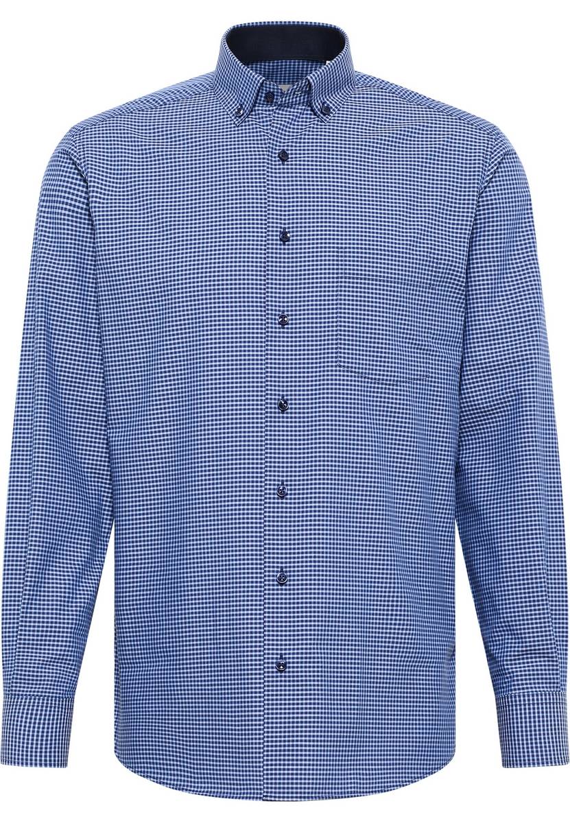 Eterna Camicia eterna a quadretti azzurro modern fit Bestseller