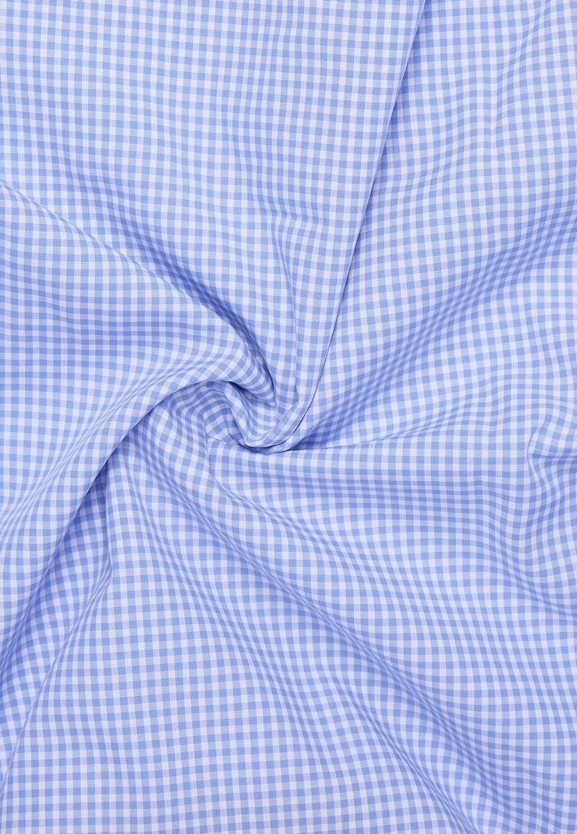 Eterna Camicia eterna a quadretti celeste modern fit Liquidazione