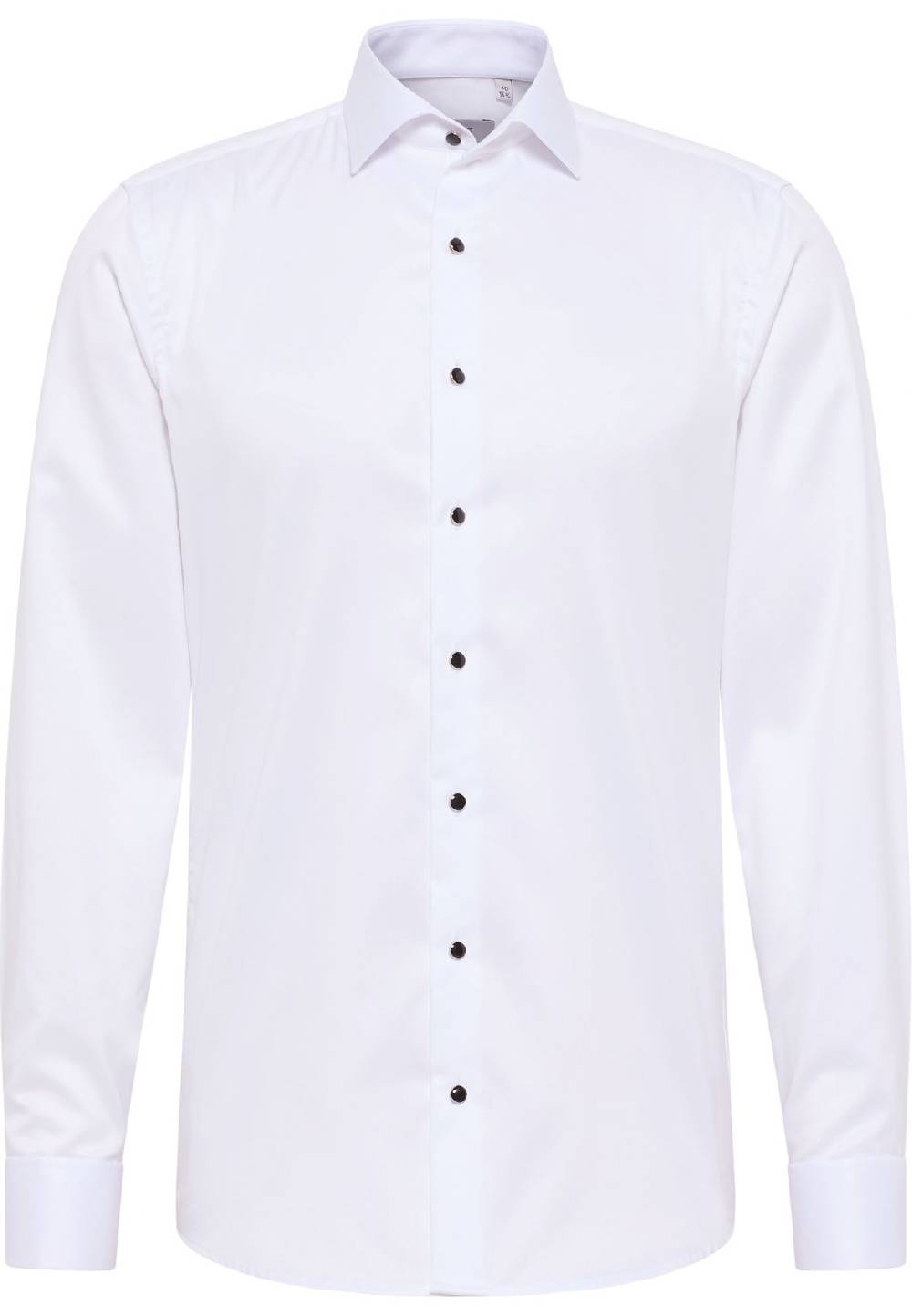 Eterna Camicia elegante eterna bianca slim fit con polso doppio Prezzo basso