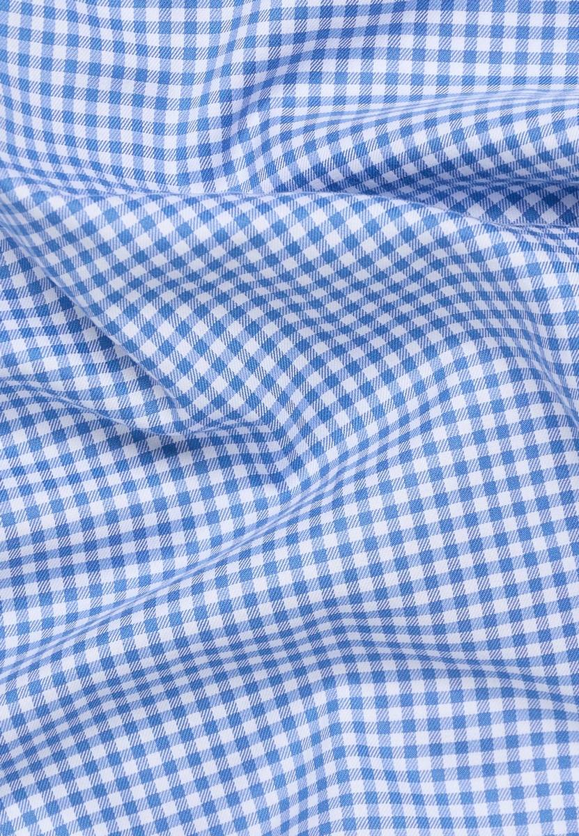 Eterna Camicia a quadretti azzurro eterna modern fit collo button-down Latest stili