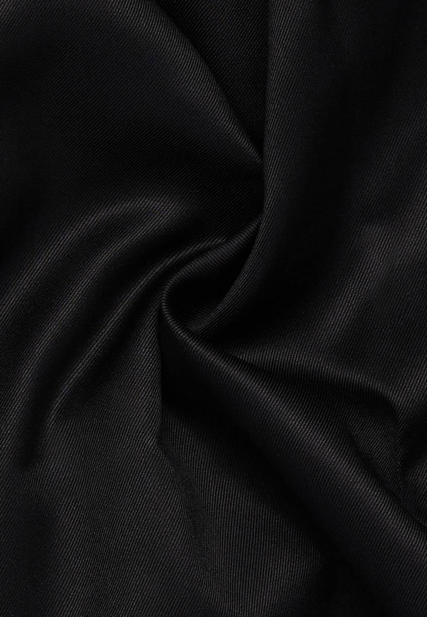 Eterna Camicia nera eterna modern fit in cotone twill no stiro 50% di sconto con spedizione gratuita
