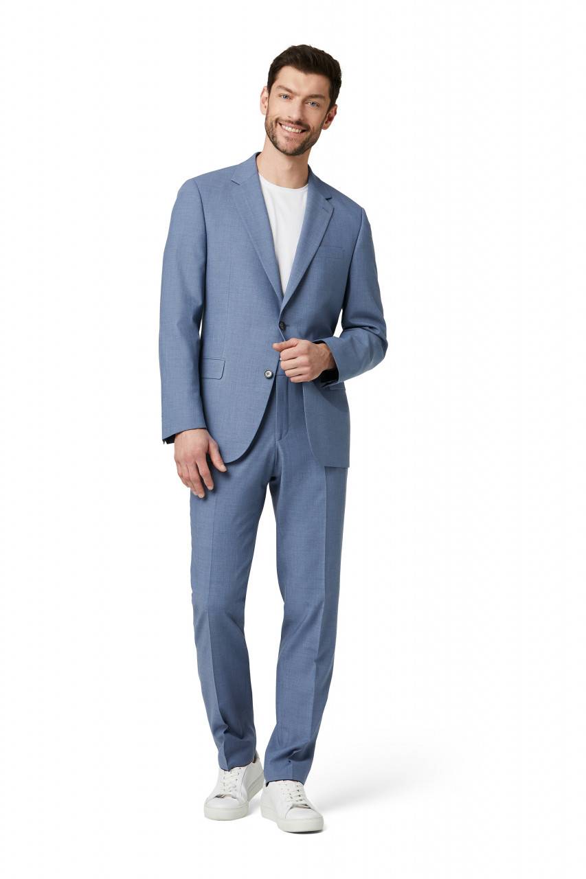 Digel Abito azzurro chiaro digel lana stretch drop sei modern fit Italy